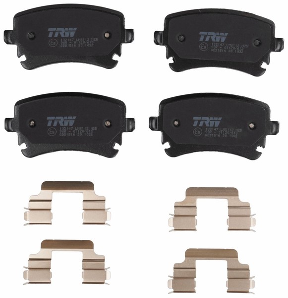 TRW BremsbelÄGe Bremsbelagsatz Hinten Passend FüR VW Transporter T5 T6 Audi A6-image