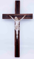 Jesus Biskuit Porzellan Kreuz Jesuskreuz Kruzifix #22769