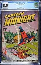 Captain Midnight 28 CGC 8.0 Fawcett Publications 1945