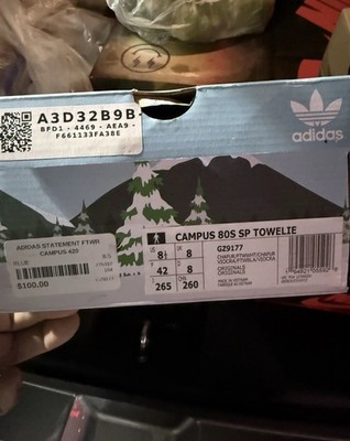 adidas Campus 80 x South Park Towelie Purple Suede Low Top Sneaker GZ9177