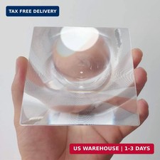 Portable Fresnel Lens 100 100mm, 100mm Focal Length PMMA Bookmark Magnifier for
