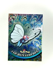 Butterfree 12 Holo Foil 1st Ed Pokémon Topps Series 1 1999 Card Blue logo 