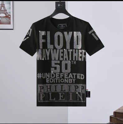 Philipp Plein x Floyd Mayweather ''TBE'' 50th Undefeated Edition Crystal Tshirt