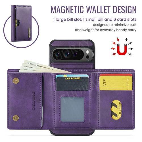 Handyhülle für Google Pixel 8 / 8 Pro 9 /9 Pro XL Magnet Cover Leder Case Tasche - Picture 22 of 78