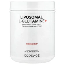 Liposomal L-Glutamine+ Powder, Unflavored, 16.67 oz (472.5 g)