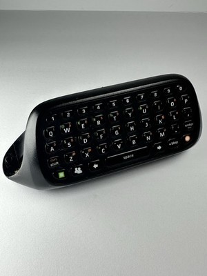 Microsoft XBOX 360 Chatpad Keyboard Black OEM Official - TESTED