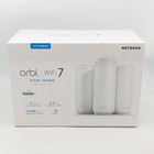 NETGEAR Orbi 370 Wireless Dual-Band Wi-Fi 7 Mesh System (RBE373-100NAS) 3-Piece