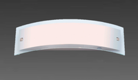 Wandleuchte Wandlampe Glas Opal Brilliant Weiß Lampe Leuchte Glas 90267/82