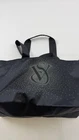Victoria's Secret Tote Bag Womens Large Black Rhinestone VS Logo Travel Purse