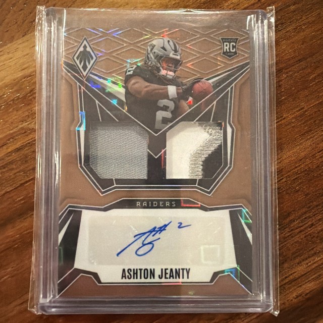 2025 Panini Phoenix - Rps Dual Rookie Patch Autographs Ashton Jeanty #DRP-AJY