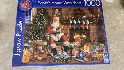 Puzzle Santas Own Workshop 1000 Teile Duluxe Qualität Brandneu