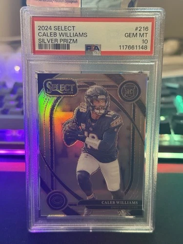 2024 Panini Select Caleb Williams #216 Silver Prizm Rookie RC PSA 10 GEM MINT