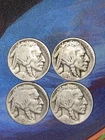 (4x) 1925 S Buffalo Nickels
