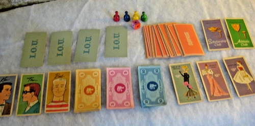 VINTAGE MATTEL BARBIE QUEEN OF THE PROM BOARD GAME REPLACEMENT PARTS 1960'S