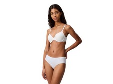 Calvin Klein Perfectly Fit Lightly Lined T-Shirt Bra with Memory Touch, White,