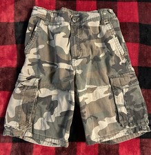 Wrangler Camo Cargo Shorts Classic Straight Adjustable Waist Size 14