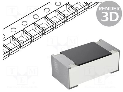 SMD 0201 ±1% 50mW 10kΩ -55÷125°C Widerstand: thick film