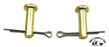 Spur Rowel Pin and Cotter Pin Sets Brass Sold in Pairs New Eddy's Tack