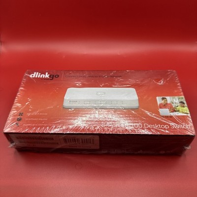 New D-Link Dlinkgo GO-SW-8G 8 Port Gigabit Desktop Switch Sealed