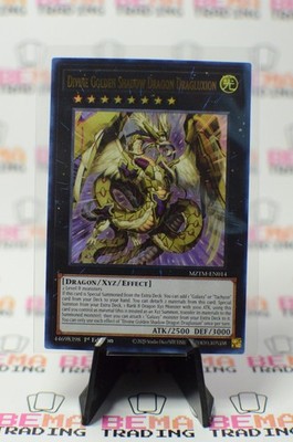 Divine Golden Shadow Dragon Dragluxion MZTM-EN014 Maze of the Master 1st Edition