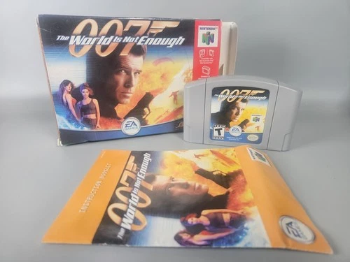 007 the World Is Not Enough Nintendo 64 Complete In Box
