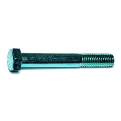 9/16''-12 x 4'' Green Rinsed Zinc Grade 5 Hex Cap Screws (33 pcs.)