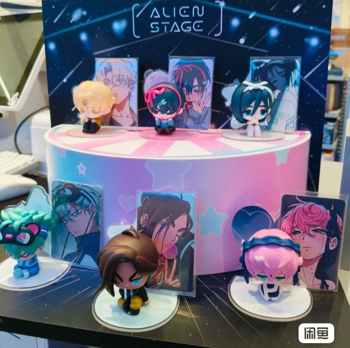 Alien Stage Till Ivan Sua Mizi Luka Hyuna Pvc Doll Figure Toys