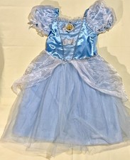 Disney Cinderella Princess COSTUME Gown Dress Toddler Size 2 Dress-Up Tulle