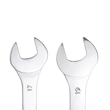17mm x 19mm High Carbon Steel Wrench Mirror-Chrome Plated Thin Open End Wrench