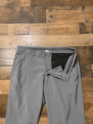 Primo Golf Jogger Men 32 Short Gray Stretch Chino Performance Preppy Trousers