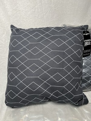 2 x Karl Lagerfeld Maison Deko- Kissen 45x45cm - Grau