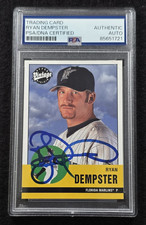 2001 RYAN DEMPSTER Signed Upper Deck Baseball Card-CUBS-MARLINS-PSA