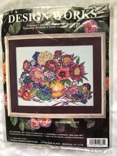 Design Works Crafts Counted Cross Stitch Kit #9831 Floral Medley New
