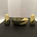 Shawnee Pottery Corn King Bowl and Salt and Pepper set. 3 pieces