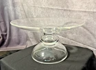 Signed Steuben Crystal Pedestal Bowl