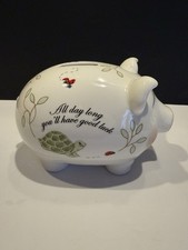 Lenox Butterfly Meadow Baby Piggy Bank Porcelain Nursery Keepsake