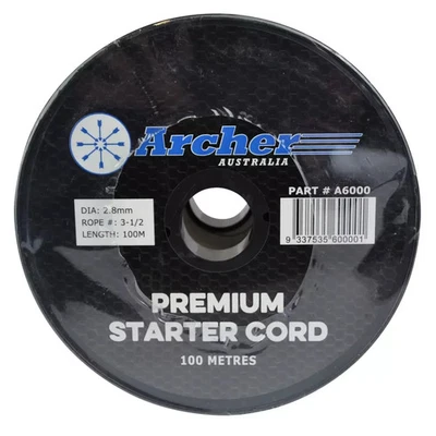 ARCHER Starter Pull Cord Recoil Rope 2.8mm x 100M Premium
