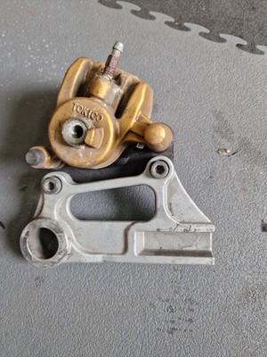 ZX6R 2003/2004 Bremssattel hinten und Stahlflexleitung B1H/B2H/K1H/K2H