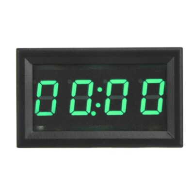 ・Green LED Electronic Digital Luminous Car Watch Clock Accessory