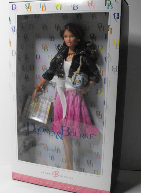 dooney and bourke barbie doll pink label