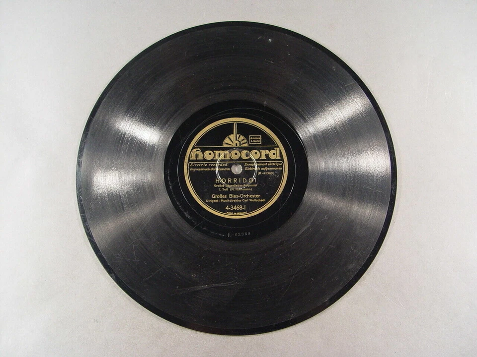 Sammlung Lot: 46 Schellackplatten, Marsch Märsche - Bild 4 von 4