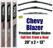 Wipers 3-Pack Premium Front Rear - fit 1995-2005 Chevrolet Blazer  19200x2/30130