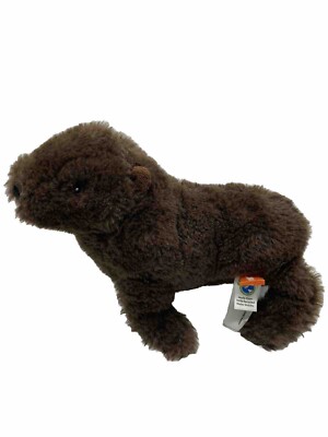 Wild Republic Brown Seal Plush Realistic Stuffed Animal Toy