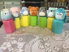 Micromallow Figures Lot Of 7 With Tags Squishmallow And Box