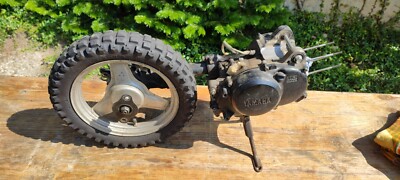 Original Parts Spare Parts Yamaha PW50 4x4: Rear Wheel + Tire Rear Wheel + Tire