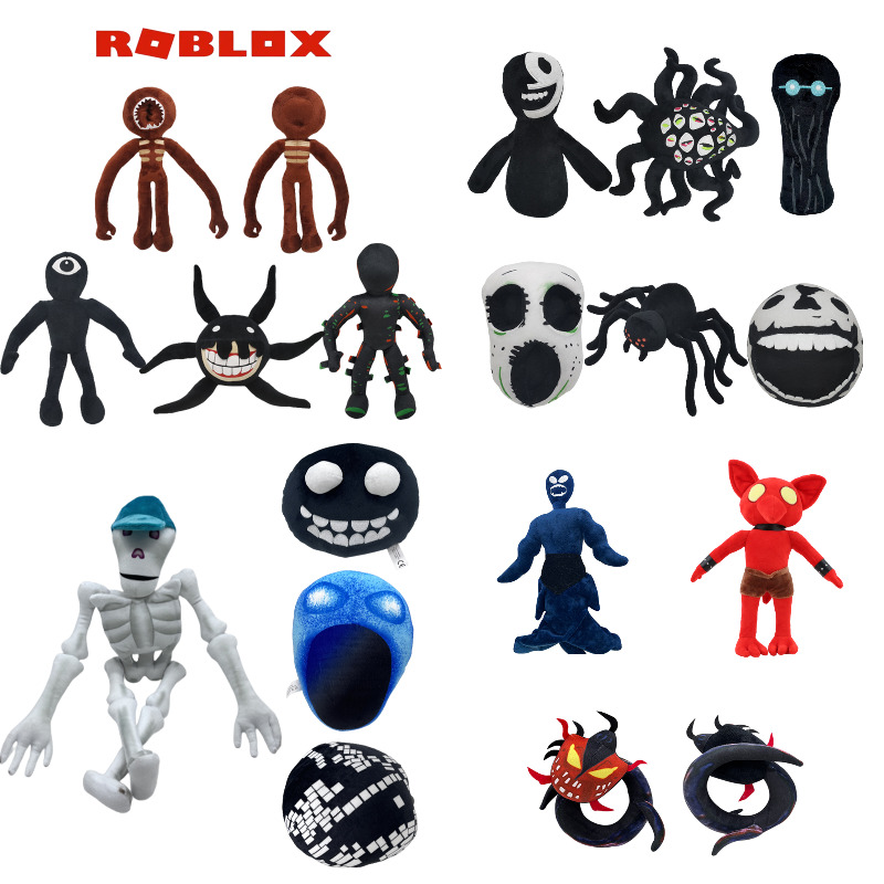 Horrible Roblox Doors Stuffed Figure Screech Glitch Monster Doll Kids Toy  Plush