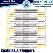 Dental Composite Filling Instruments Spatula  Plugger Titanium Color Tips