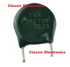 Lot of 10 pcs.  Nippon Chemi-Con H Series High Energy Low Voltage Varistor MOV