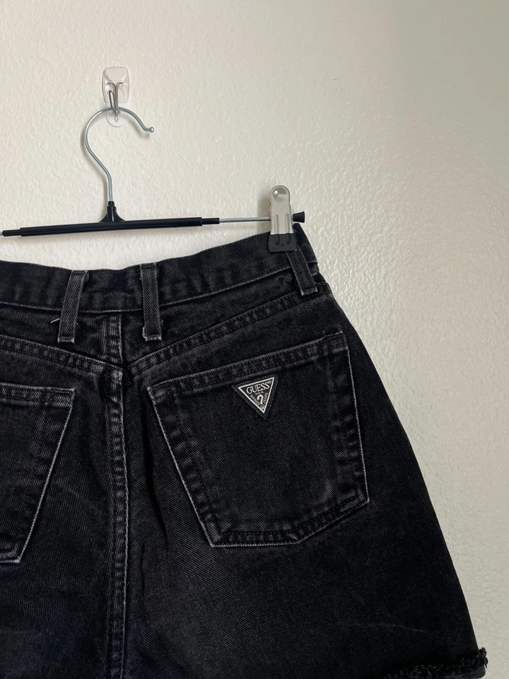 Pantalones cortos vaqueros de mamá de colección condivina para mujer en negro talla 27 Foto 4 de 4