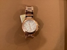 MICHAEL KORS Women's Camille Chronograph Watch, rose gold tone, stainless steel.
